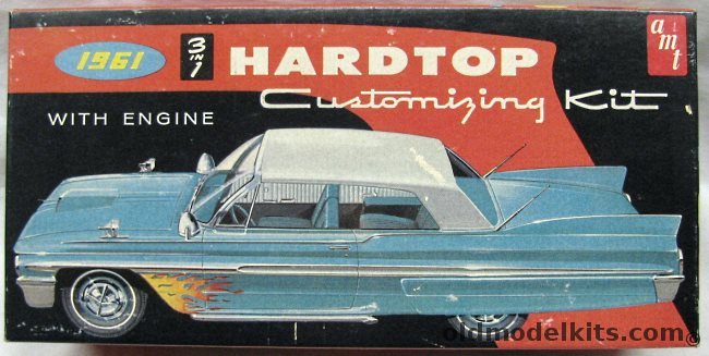 AMT 1/25 1961 Pontiac Bonneville 2-Door Hardtop 3 in 1 - Stock / Custom / Racing, K621 plastic model kit